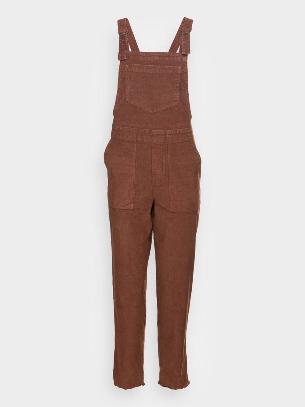 aerie Corduroy Brown Overalls with Bib Pocket